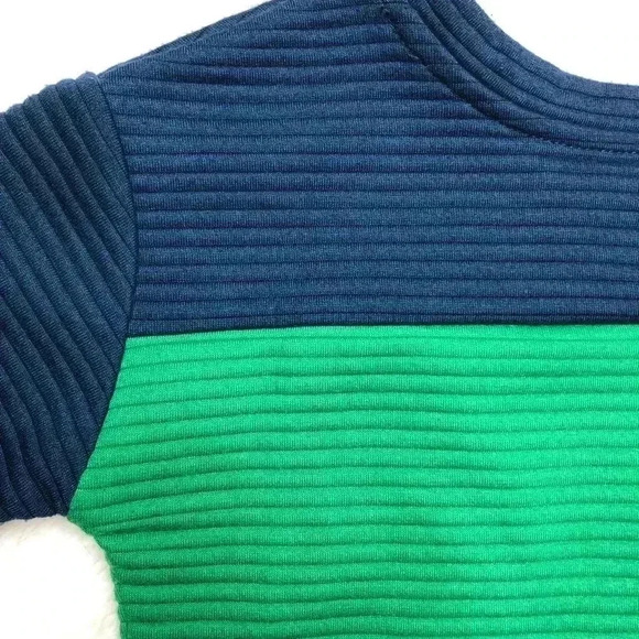 Wonder Nation Shirt Long Sleeved Ridged  Blue & Green Size 3T - Picture 15 of 16